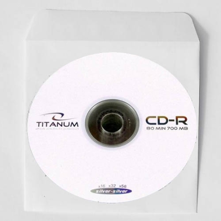 Płyta CD-R x56 700 MB 80 min Titanium + Koperta